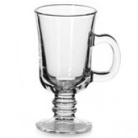 Кружка 250мл закаленная со стикером Irish Coffee (Стеклопласт)