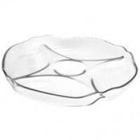 Менажница 4-х секционная d-302мм.h-42мм. (Стеклопласт)