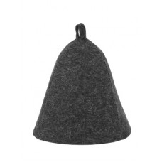 Шапка банная войлок серый