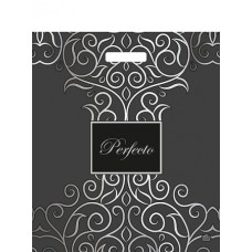 Пакет ПВД с вырубной ручкой 420*480*0,090 Перфекто Бенефис  Цена за 25шт!!!