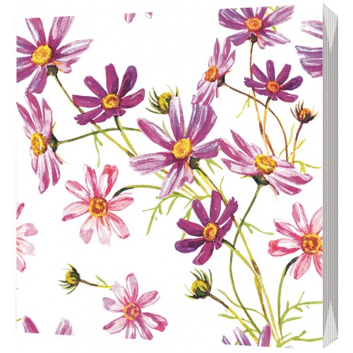 Салфетки бумажные 33*33см 3-х слойная 20шт Космея Салфетки бумажные 33*33см 3-х слойная 20шт Космея