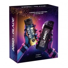 Подарочный набор АРКО гель для душа Black 260мл + дезодорант Blade Anti-Irritation 150мл