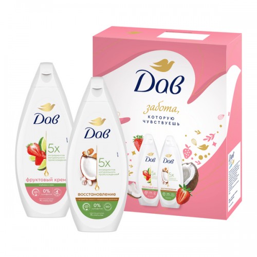 Подарочный набор ДАВ Фруктовое настроение 2025 (крем-гель д/душа 250мл+крем-гель д/душа 250мл) Подарочный набор ДАВ Фруктовое настроение 2025 (крем-гель д/душа 250мл+крем-гель д/душа 250мл)