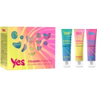 Подарочный набор YES Сладкие моменты (крем д/рук питат. + крем д/рук компл. + крем д/рук увл.)