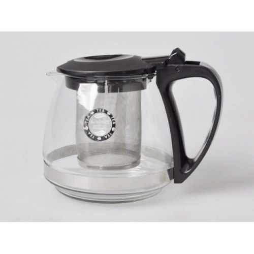 Заварочный чайник 0,700мл. жаропрочное стекло, метал.фильтр