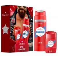 Подарочный набор OLD SPICE дезодорант карандаш 50мл+гель для душа+шампунь 250мл Whitewater