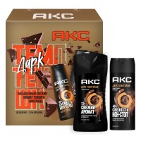 Подарочный набор AXE Дарк Темптейнш 2026 (гель д/душа250мл+дезодорант спрей150мл)