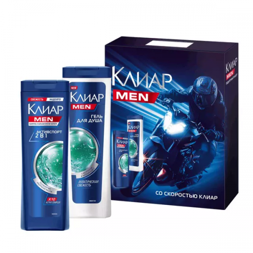 Подарочный набор КЛИАР MEN SPORT COLLECTION 2025 (шампунь+бальзам 2в1 200мл+гель д/душа 200мл) Подарочный набор КЛИАР MEN SPORT COLLECTION 2025 (шампунь+бальзам 2в1 200мл+гель д/душа 200мл)