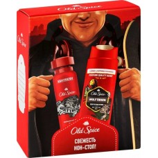 Подарочный набор OLD SPICE дезодорант спрей 150мл+гель для душа 250мл Wolfthorn