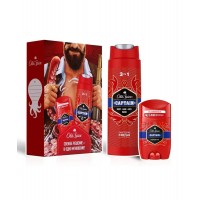 Подарочный набор OLD SPICE дезодорант карандаш Captain 50мл+гель для душа+шампунь 2в1 Captain 250мл