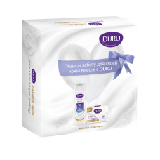 Подарочный набор ДУРУ Cream гель для душа 250мл + крем-бар 90г Подарочный набор ДУРУ Cream гель для душа 250мл + крем-бар 90г