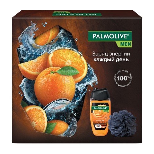 Подарочный набор PALMOLIVE MEN Цитрусовый заряд (Гель д/душа цитрус 250мл+мочалка) Подарочный набор PALMOLIVE MEN Цитрусовый заряд (Гель д/душа цитрус 250мл+мочалка)