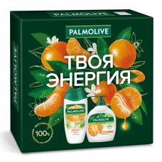 Подарочный набор PALMOLIVE Натурэль Гель-крем д/д Мандарин и Витамин С 250мл и Кр-мыло д/рук 300мл Подарочный набор PALMOLIVE Натурэль Гель-крем д/д Мандарин и Витамин С 250мл и Кр-мыло д/рук 300мл