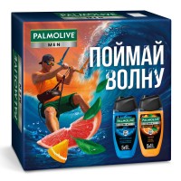 Подарочный набор PALMOLIVE MEN Спорт Гель д/душа Восстанавливающий 250мл/Гель д/душа