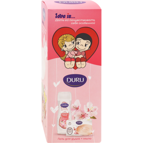 Подарочный набор ДУРУ САКУРА гель для душа 250мл + мыло 106г Hydro Pure Сакура