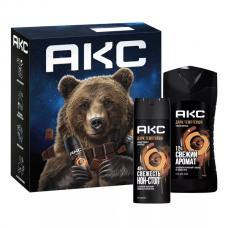 Подарочный набор AXE Дарк Темптейшн 2025 (гель д/душа 250мл+дезодорант-спрей 150мл)
