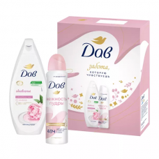 Подарочный набор ДАВ Обновление 2025 (рем-гель д/душа 250мл + дезодорант-спрей 150мл) Подарочный набор ДАВ Обновление 2025 (рем-гель д/душа 250мл + дезодорант-спрей 150мл)