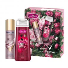 Подарочный набор РЕКСОНА+CAMAY Парфюм коллекция 2025 (дезодорант спрей 150мл+гель д/душа 250мл) Подарочный набор РЕКСОНА+CAMAY Парфюм коллекция 2025 (дезодорант спрей 150мл+гель д/душа 250мл)