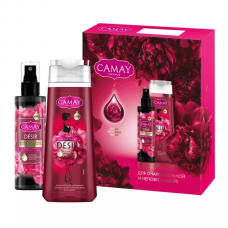 Подарочный набор CAMAY DESIR 2025 (гель д/душа 250мл+спрей мист д/тела и волос парфюмированный 190мл