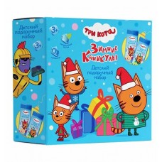 Подарочный набор ТРИ КОТА Зимние Каникулы Гель-пена 250мл + Шампунь-гель 250мл Подарочный набор ТРИ КОТА Зимние Каникулы Гель-пена 250мл + Шампунь-гель 250мл