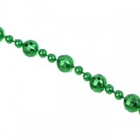 Бусы декоративные 270*0,8см. зеленый СНОУ БУМ