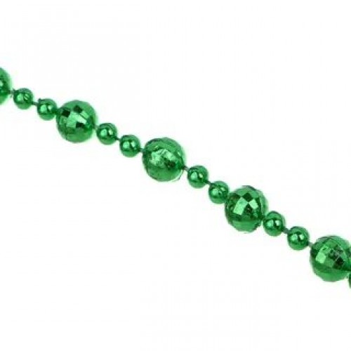 Бусы декоративные 270*0,8см. зеленый СНОУ БУМ