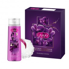 Подарочный набор CAMAY MAGIQUE 2025 (гель д/душа 250мл+мочалка шар д/тела)