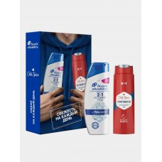 Подарочный набор HS шампунь 2в1 пр перхоти Основ уход 200мл+OS гель д/душа+шампунь Whitewater 250мл