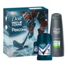ПН РЕКСОНА+ДАВ MEN ACTIVE POWER 2025 Дезодорант-стик 50мл+Гель д/душа 225 мл