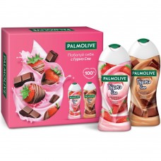 Подарочный набор PALMOLIVE Гурмэ СПА Клубника в шоколаде (гель д/д шоколадная вуаль+клубничный смузи Подарочный набор PALMOLIVE Гурмэ СПА Клубника в шоколаде (гель д/д шоколадная вуаль+клубничный смузи