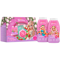 Подарочный набор Розовые мечты (Шампунь-бальзам 250 мл + Гель-пена 250 мл + мочалка-шар) 2025 Подарочный набор Розовые мечты (Шампунь-бальзам 250 мл + Гель-пена 250 мл + мочалка-шар) 2025