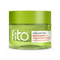 Fito Evolution крем для лица Витамин С+ гиалурон и сквалан 50мл