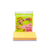 Золушка Салфетка Блеск хозяйственная из вискозы 5шт (30*30см) (Акцент)(вл.30шт) Золушка Салфетка Блеск хозяйственная из вискозы 5шт (30*30см) (Акцент)(вл.30шт)