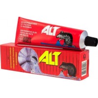 Клей для ловли крыс и мышей АЛТ (135гр) туба кор/50шт. КП Клей для ловли крыс и мышей АЛТ (135гр) туба кор/50шт. КП