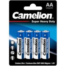 Батарейка пальчик R6 Blue BL-4 (R6P-BP4B, батарейка,1.5В) цена за 4шт Camelion