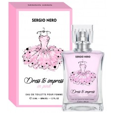 Туалетная вода Sergio Nero Dress TO Impress IN Pink W edt 50мл женская