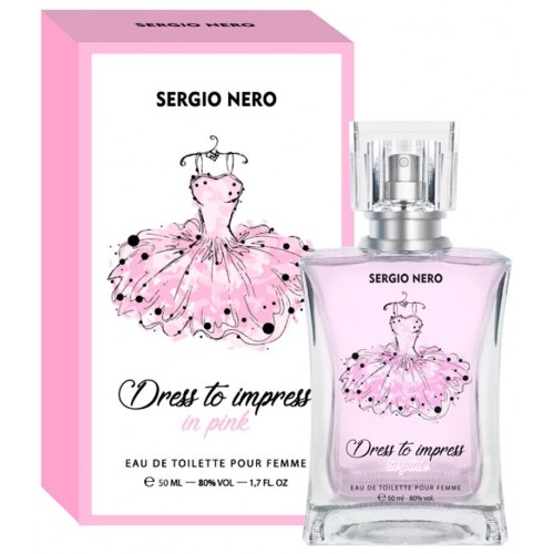 Туалетная вода Sergio Nero Dress TO Impress IN Pink W edt 50мл женская