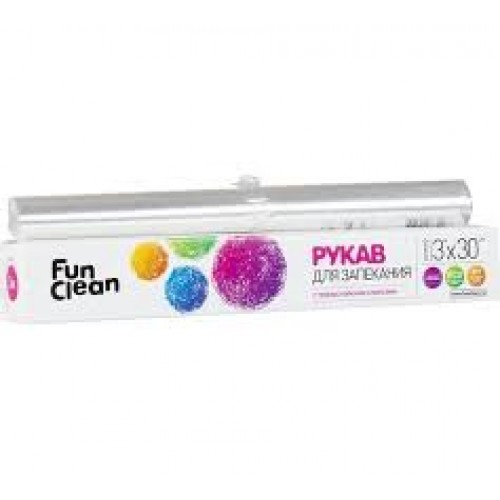 Рукав для запекания Fun Clean 30см*3м в карт.упак. (Акцент) Рукав для запекания Fun Clean 30см*3м в карт.упак. (Акцент)