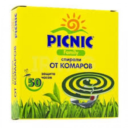 Picnic Family спирали от комаров, мошек, 10шт