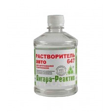 РАСТВОРИТЕЛЬ 647 0,5л в ПЭТФ (40)