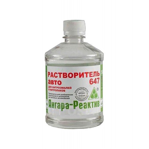 РАСТВОРИТЕЛЬ 647 0,5л в ПЭТФ (40) РАСТВОРИТЕЛЬ 647 0,5л в ПЭТФ (40)