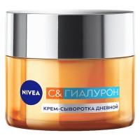 Нивея Крем-сыворотка дневной для лица C&Гиалурон SPF30 50мл.