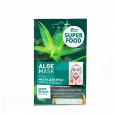 Маска д/лица 10мл Увлажняющая Алое серии SuperFood