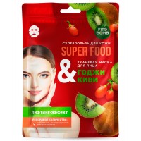 Маска Тканевая для лица 25мл Годжи&Киви Лифтинг-эффект SuperFood