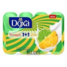 DOXA Мыло твердое 1+1 ЛАЙМ И АНАНАС 4х80г