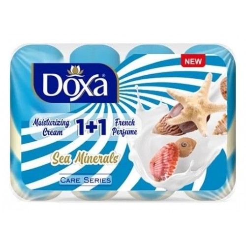 DOXA Мыло твердое 1+1 МОРСКИЕ МИНЕРАЛЫ 4х80г