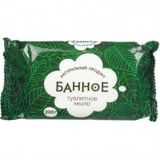 Мыло туалетное 200гр Банное в упаковке