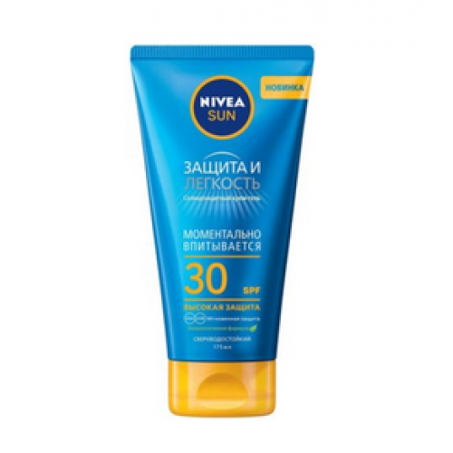 Нивея SUN Защита и Лёгкость Крем-гель SPF30 175мл.