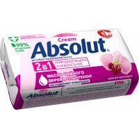 Абсолют мыло туалетное 90гр 2в1 Дикая орхидея