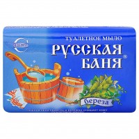 Русская баня мыло берёза 100г.в обёртке   СКИДКА